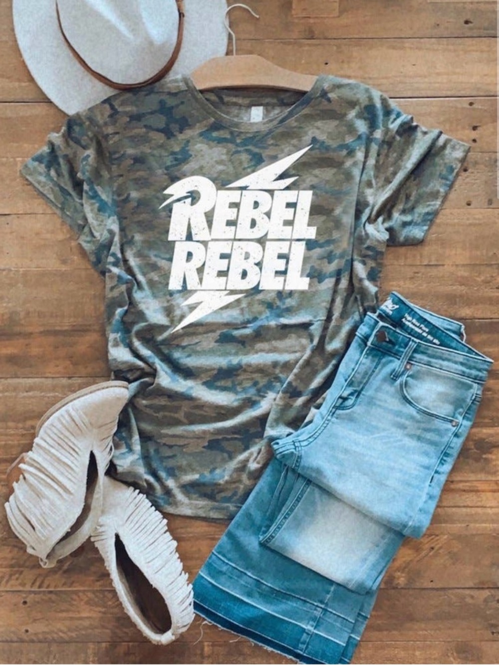 Rebel Rebel Camo Tee